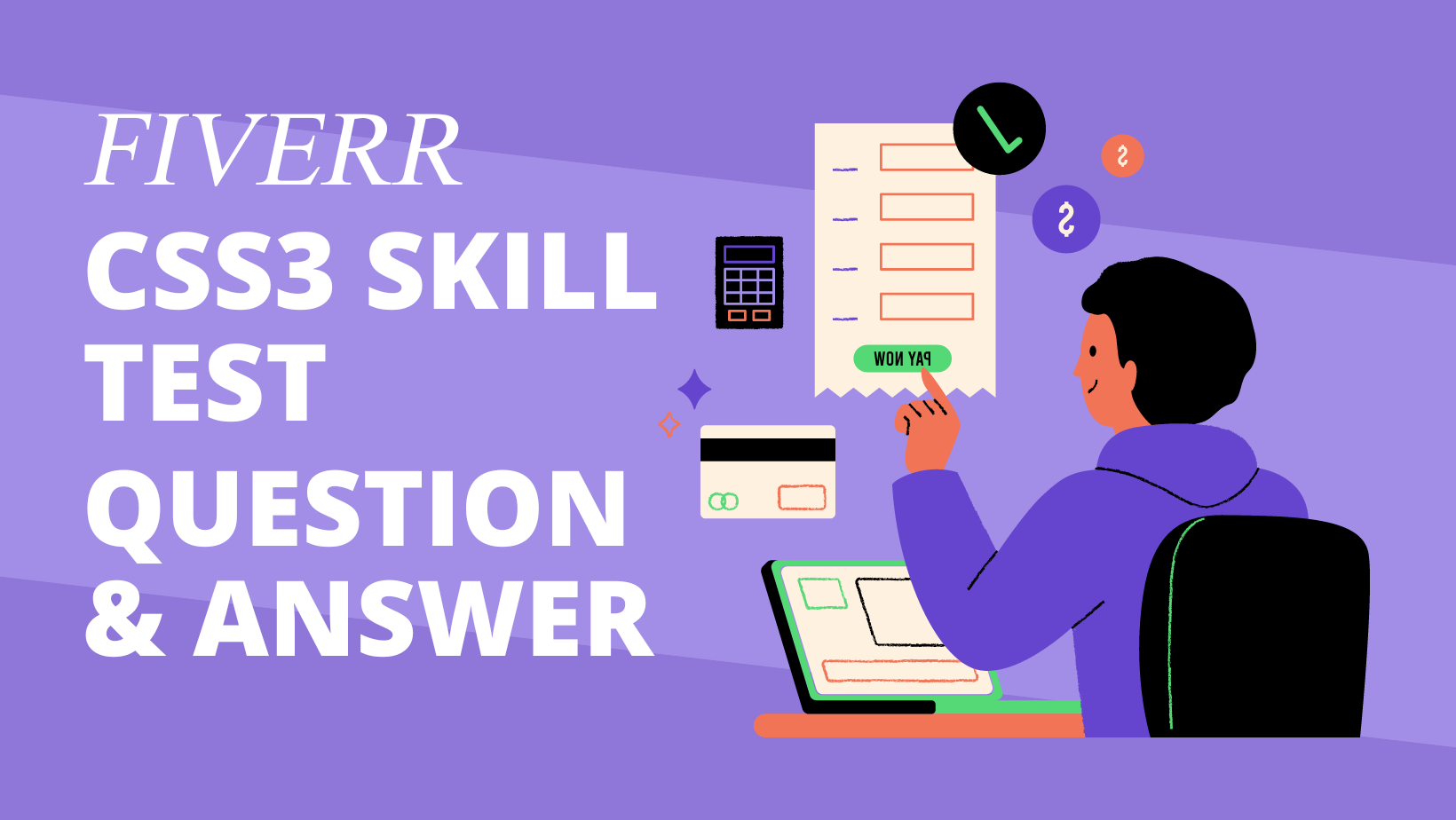 Fiverr CSS3 Skill Test Question & Answer In 2024 CSS3